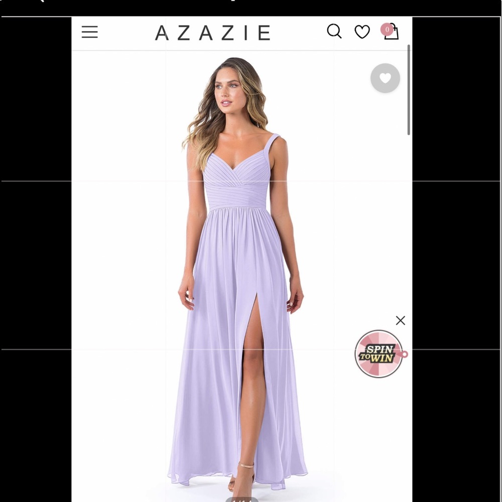 Lilac Azazie Chanel Dress